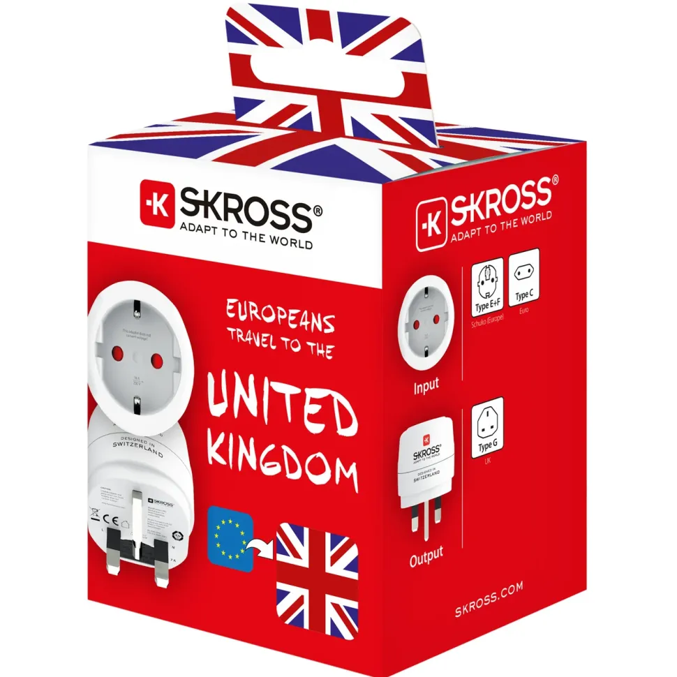 Skross Jordad reseadapter UK