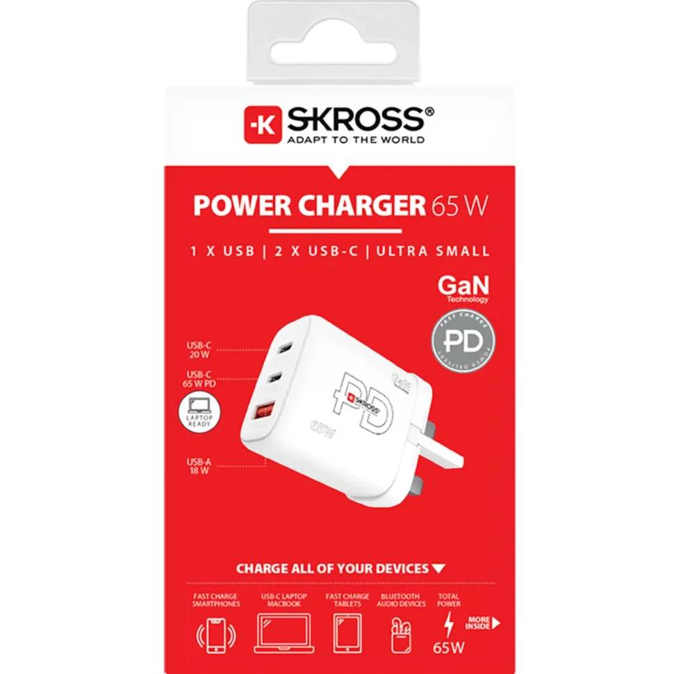 Skross Multiladdare UK 65 W