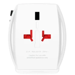 Skross Ojordad reseadapter Universal med USB PD 65W
