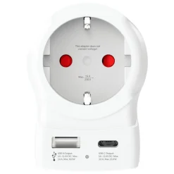 Skross Reseadapter Europa till UK USB AC PD 20W