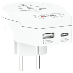 Skross Reseadapter Universal till Europa USB AC PD 20W