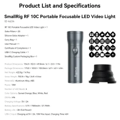 SmallRig LED Video Light RF 10C