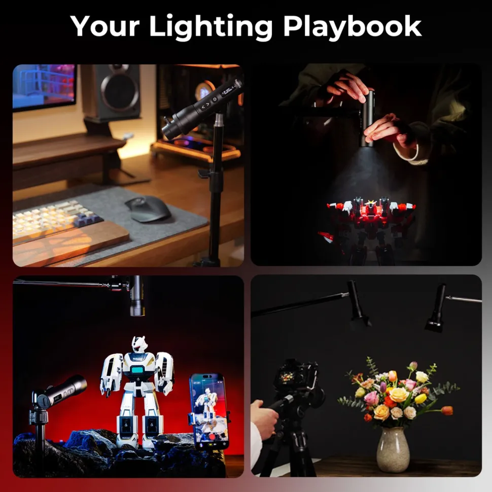 SmallRig RF 05B portabel LED-videolampa med zoom
