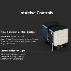 SmallRig Videolampa för actionkameror