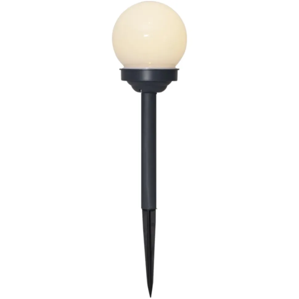 Solcellsdrivet LED-trädgårdsklot Ø10 cm 4-pack