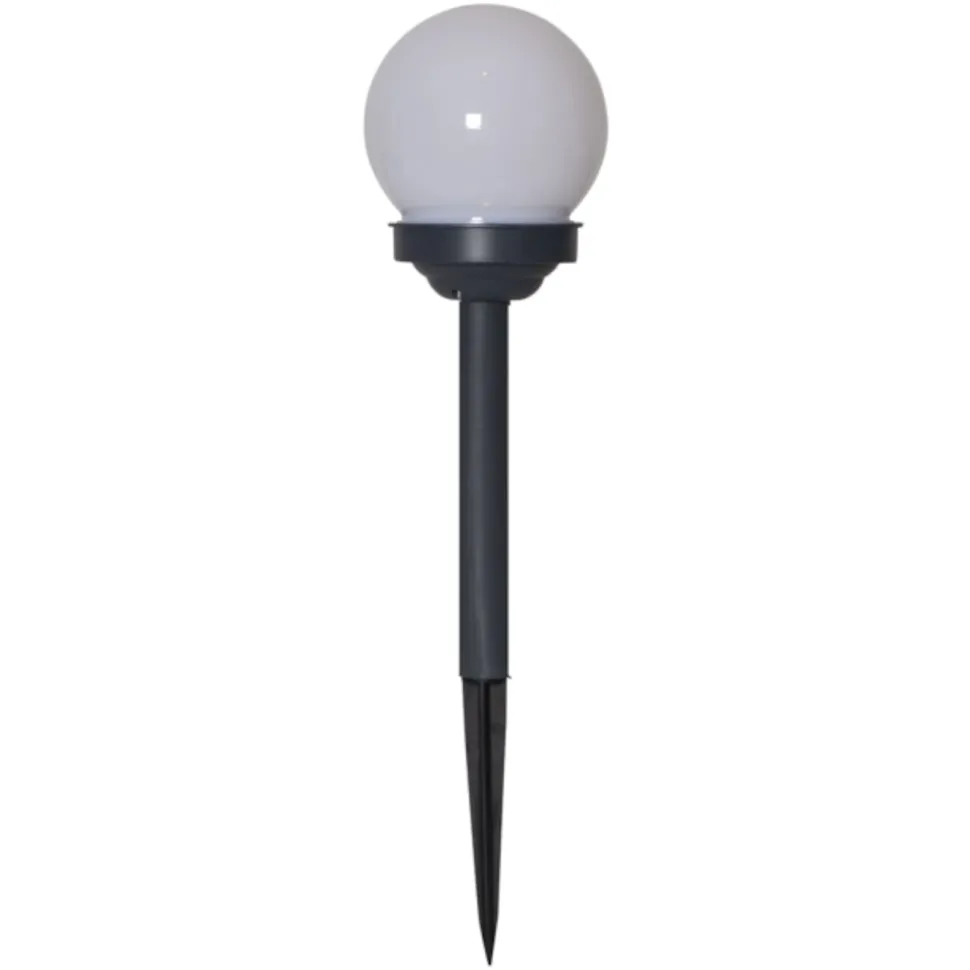 Solcellsdrivet LED-trädgårdsklot Ø10 cm 4-pack