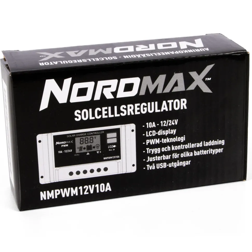 Solcellsregulator 10 A