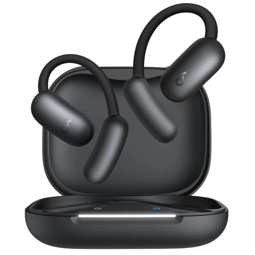 Soundcore AeroFit 2 Open-Ear hörlurar Svart