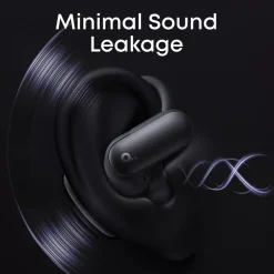 Soundcore AeroFit 2 Pro open ear-hörlurar med brusreducering Svart