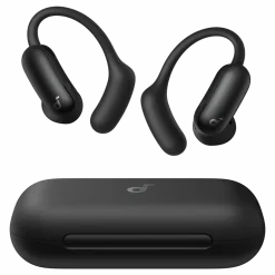 Soundcore AeroFit 2 Pro open ear-hörlurar med brusreducering Svart