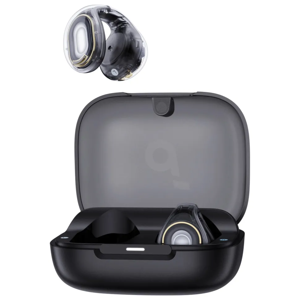 Soundcore C30i open ear-hörlurar med clip-on-design Svart