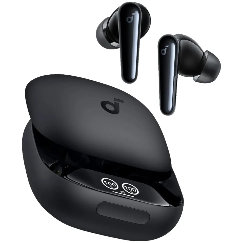 Soundcore Liberty 4 Pro trådlösa hörlurar med brusreducering Black