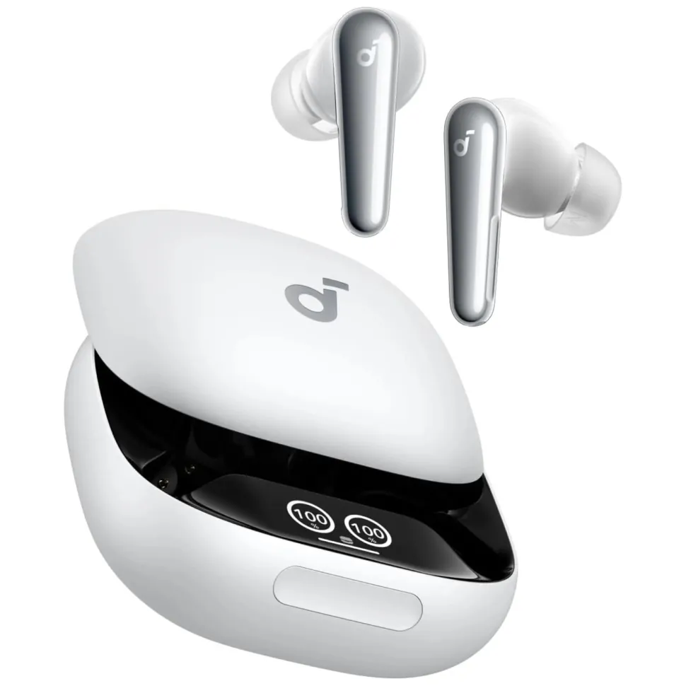 Soundcore Liberty 4 Pro trådlösa hörlurar med brusreducering White