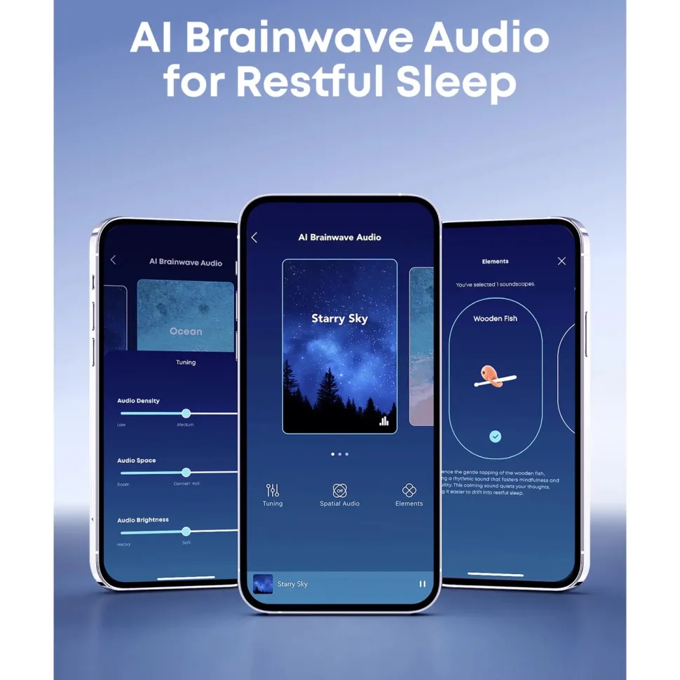 Soundcore Sleep A30 sovhörlurar Vit