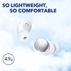 Soundcore Space A40 trådlösa hörlurar med brusreducering Vit