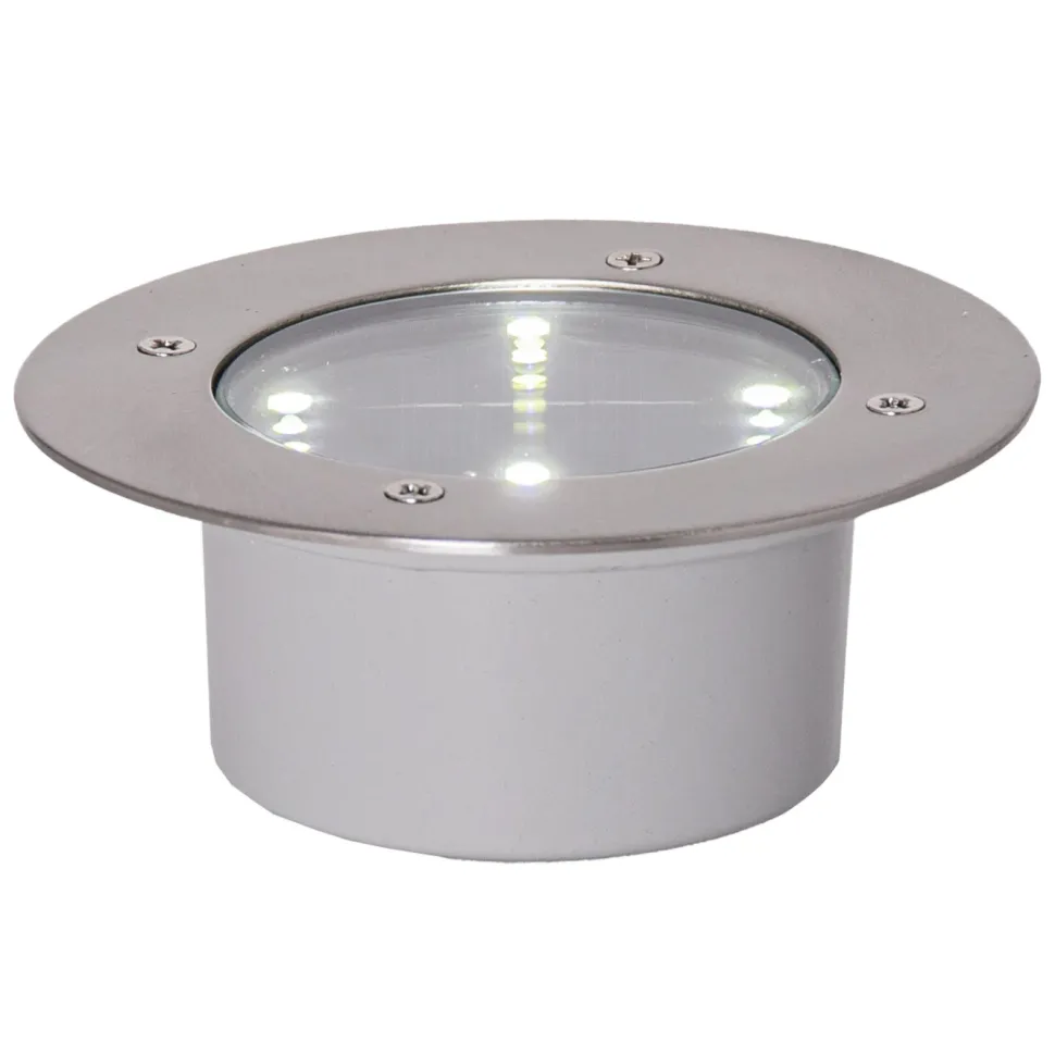 Star Trading Solcellsspotlight Decklight Silver