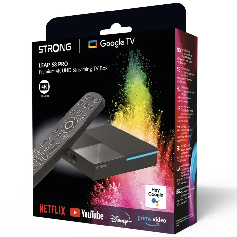 STRONG LEAP-S3 PRO Google TV-box