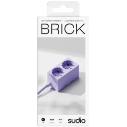 Sudio Brick grenuttag med GaN-laddning 30 W Lila