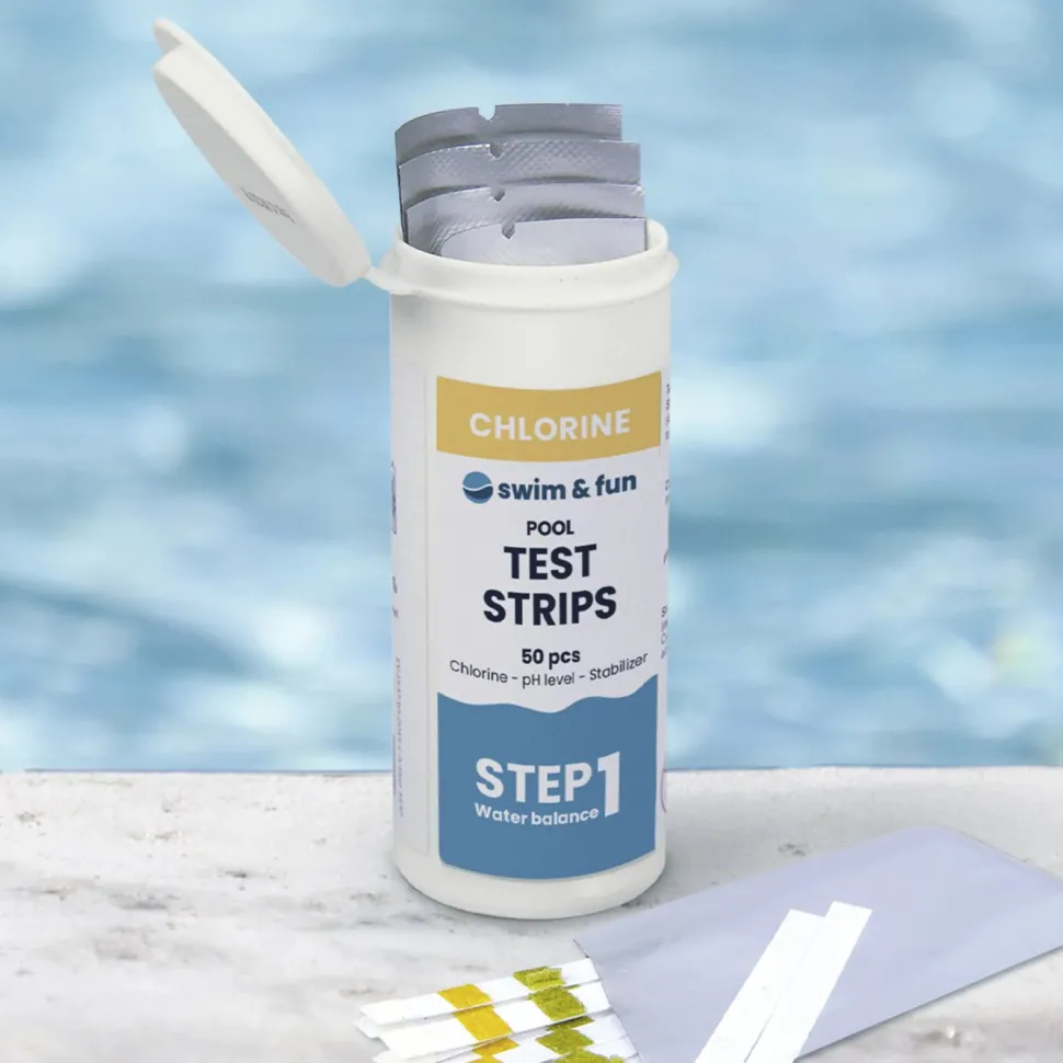 Swim & Fun Teststicka för PH och klor 50-pack