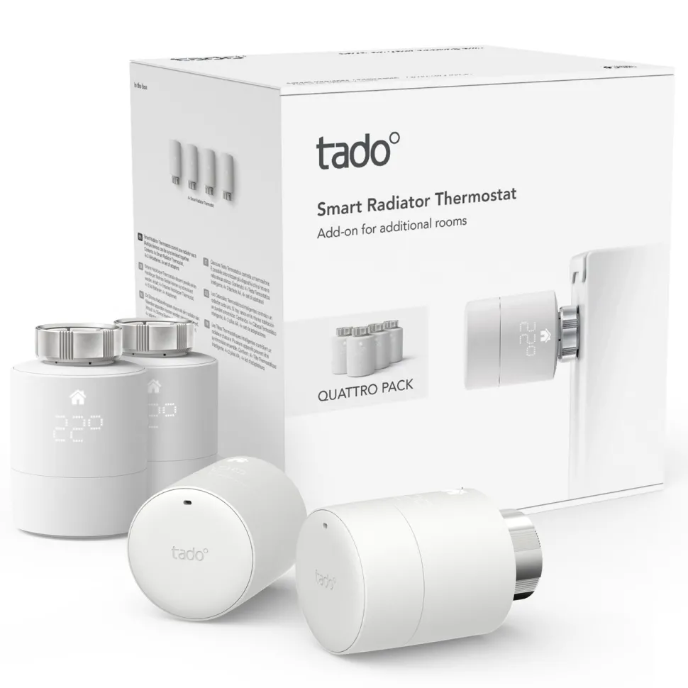 tado Extra termostat till Radiator V3+ 4-pack