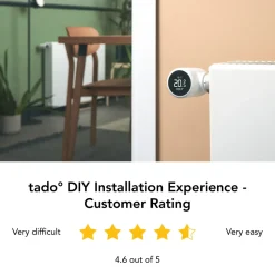 tado Smart Radiator Thermostat X 4-pack