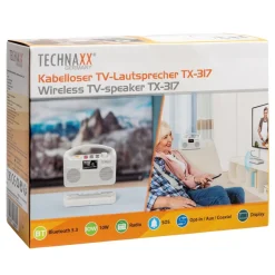 TECHNAXX Trådlös tv-högtalare TX-317