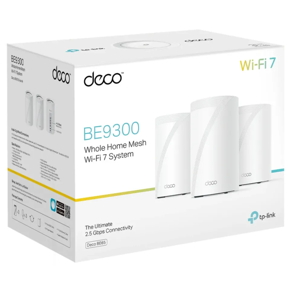 TP-Link Deco BE65 – BE9300 Mesh Wifi 7-system