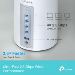 TP-Link Deco BE65 Mesh-router med Wifi 7 BE9300 2-pack
