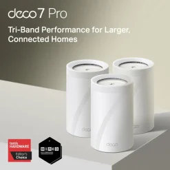 TP-Link Deco BE68 wifi 7-meshsystem BE14000 med 10G-port 1-pack