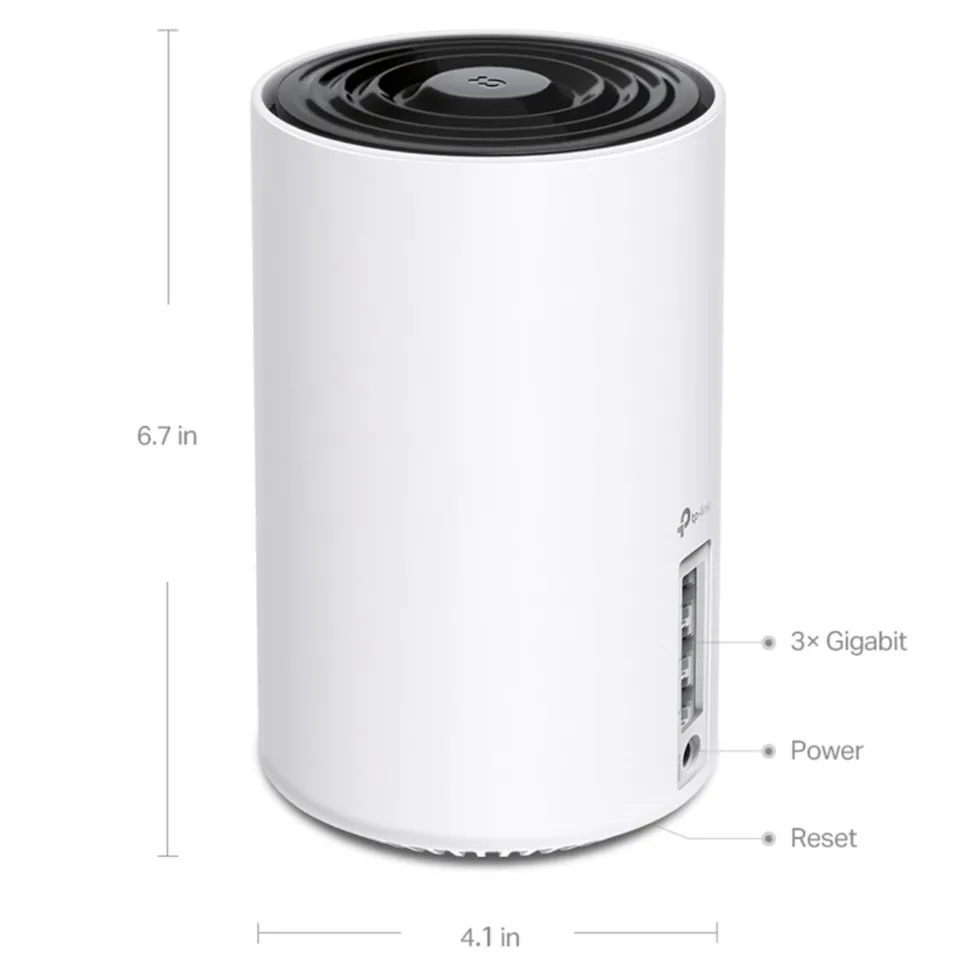 TP-Link Deco XE75 Mesh-system med Wifi 6E AXE5400 2-pack