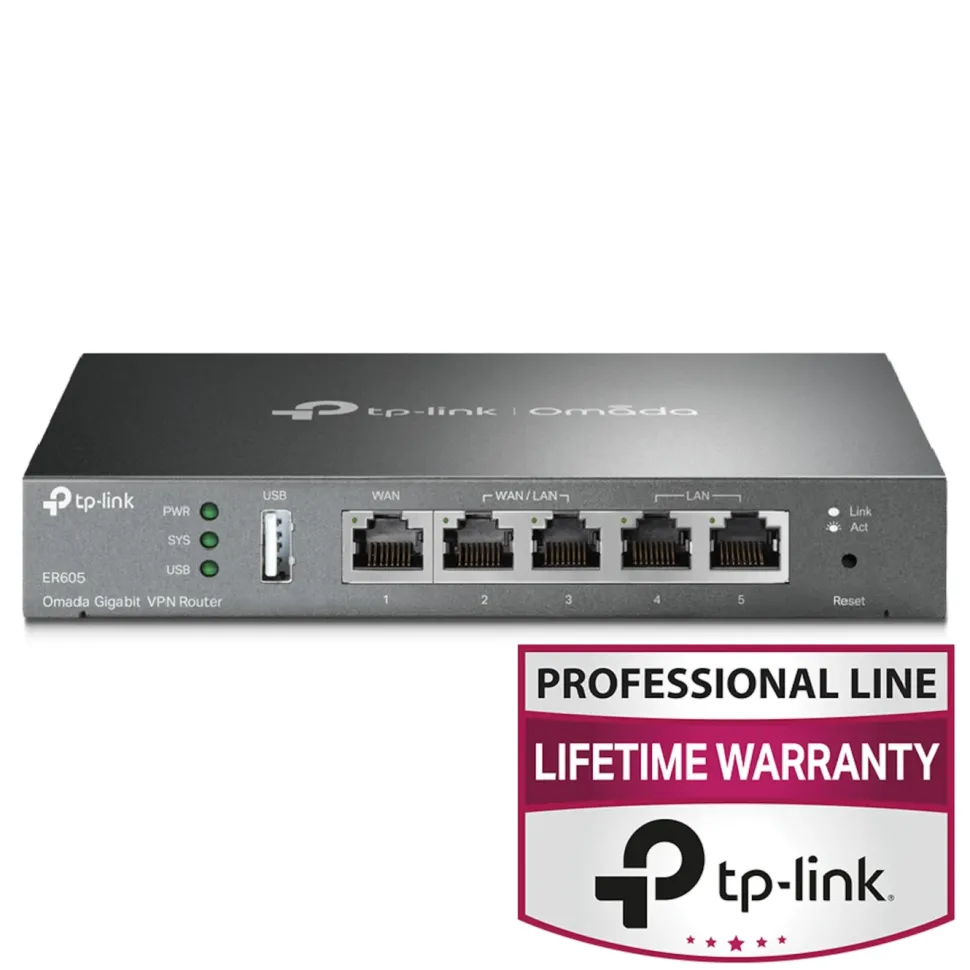 TP-Link ER605 (TL-R605) V2 Omada Gigabit VPN Router