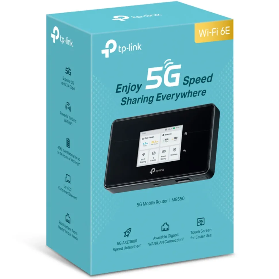 TP-Link M8550 5G-router AXE3600