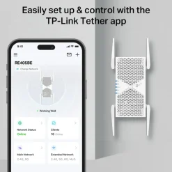 TP-Link RE405BE Wi-Fi 7-repeater BE6500 BE6500