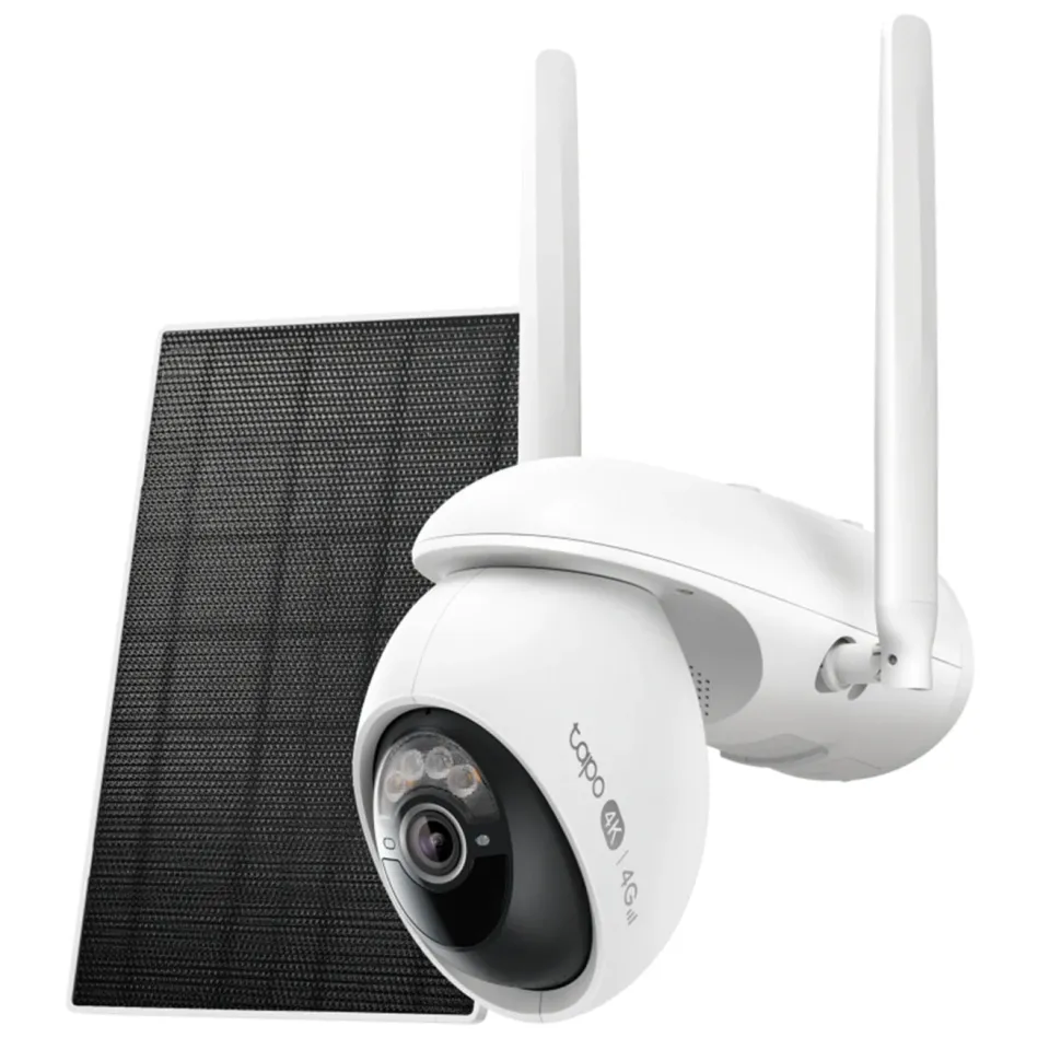 TP-Link Tapo C665G Solcellsdriven 4K Pan/Tilt övervakningskamera med Wi-Fi/4G
