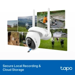 TP-Link Tapo C665G Solcellsdriven 4K Pan/Tilt övervakningskamera med Wi-Fi/4G