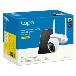 TP-Link Tapo C665G Solcellsdriven 4K Pan/Tilt övervakningskamera med Wi-Fi/4G