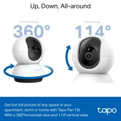 TP-Link Tapo C220 Pan/Tilt AI Övervakningskamera