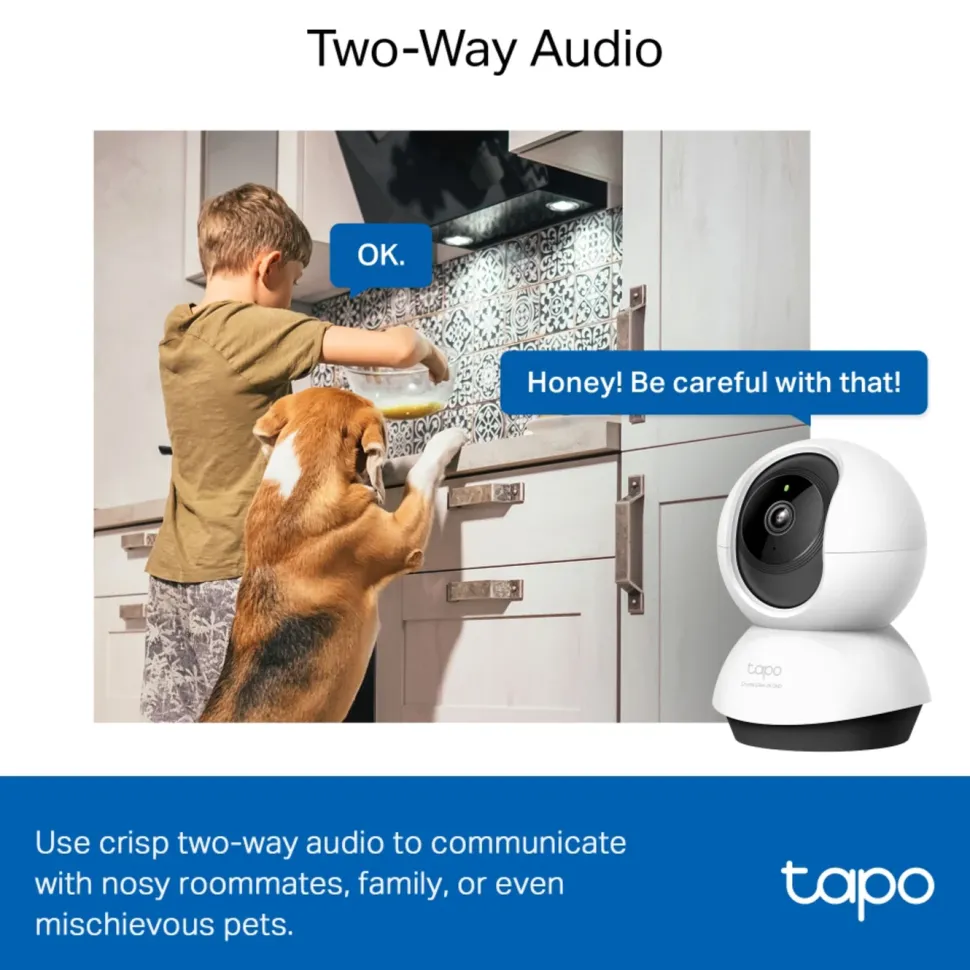 TP-Link Tapo C220 Pan/Tilt AI Övervakningskamera