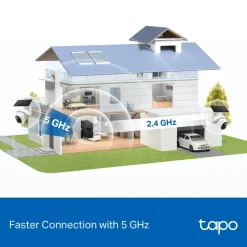 TP-Link Tapo C660 Solcellsdriven 4K övervakningskamera