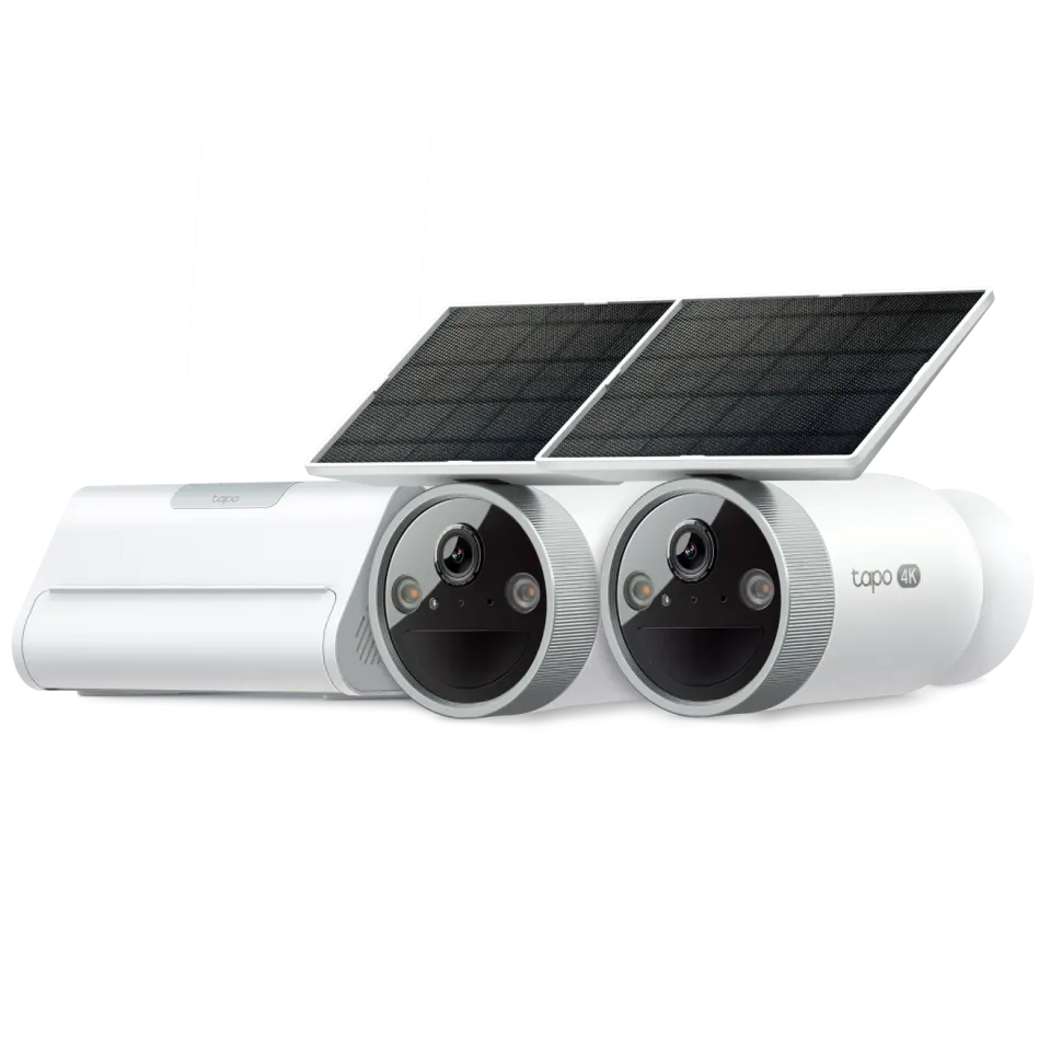 TP-Link Tapo HB610 4K solkameror 2-pack + H500 CentralHub