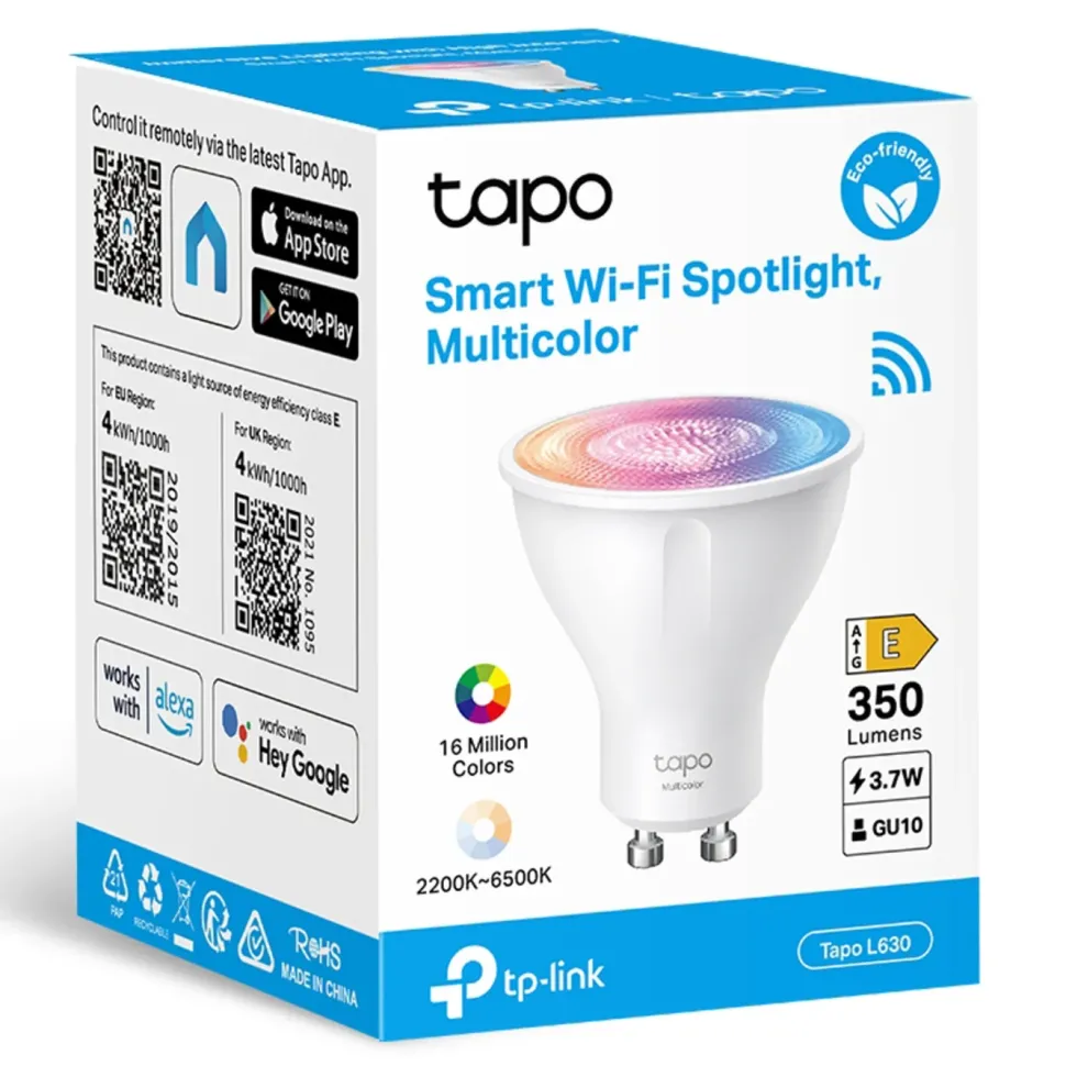 TP-Link Tapo L630 Smart RGB LED-lampa GU10