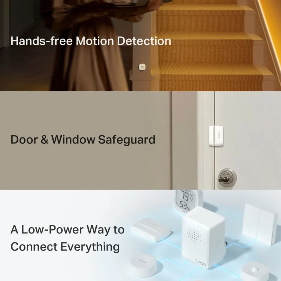 TP-Link Tapo T30 KIT – Smarta sensorer för ett tryggare och bekvämare hem