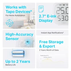 TP-Link Tapo T315 Smart Termometer och hygrometer