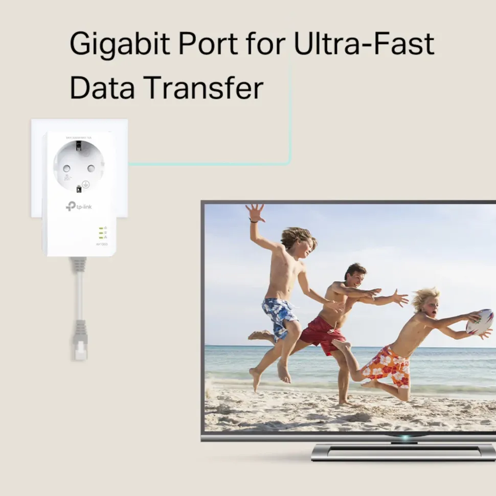 TP-Link TL-PA7017P KIT Homeplug 1 Gb/s 2-pack