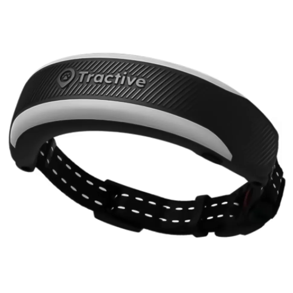 Tractive CAT 6 Mini GPS-halsband för katt med hälsospårning Svart