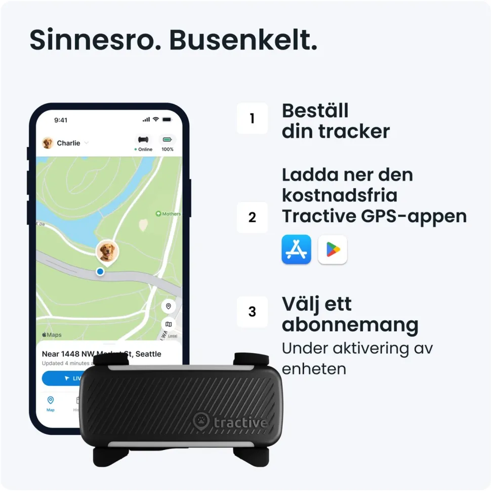 Tractive DOG 6 – Hund-GPS med hälsospårning