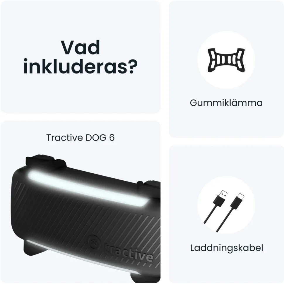 Tractive DOG 6 – Hund-GPS med hälsospårning