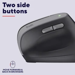 Trust Bayo II Ergonomisk trådlös mus