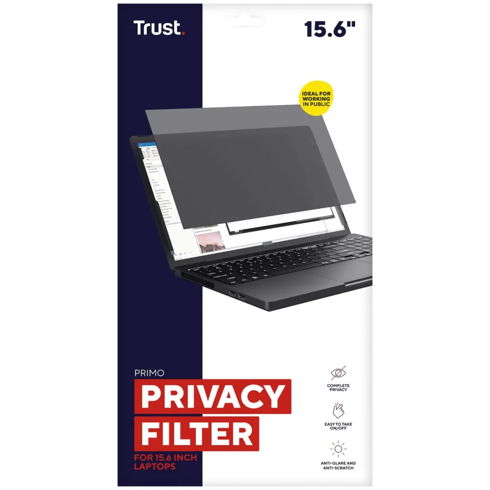 Trust Privacy Filter för laptop 15,6"