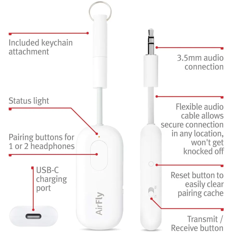 Twelve South AirFly Pro Bluetooth-sändare och -mottagare